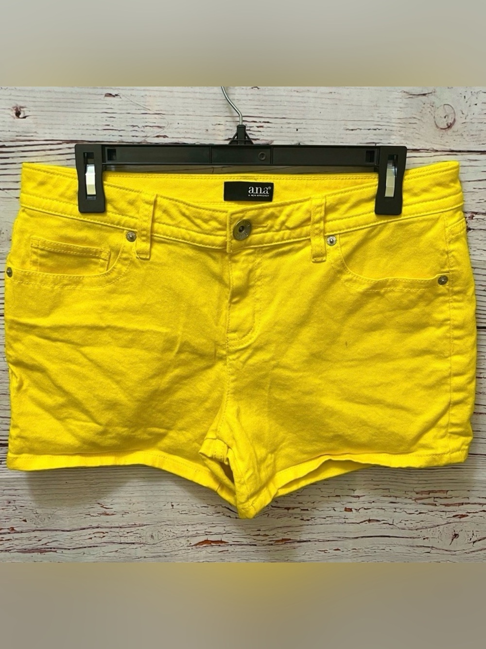 A New Approach Yellow Jean Shorts